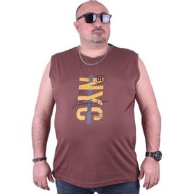 Starbattal 23140 Taba Büyük Beden Erkek T-shirt