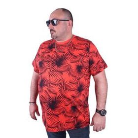 Starbattal 23148 Nar Çiçeği Büyük Beden Erkek T-shirt