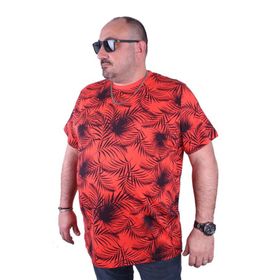 Starbattal 23148 Nar Çiçeği Büyük Beden Erkek T-shirt