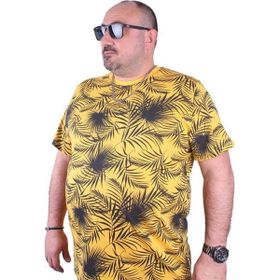 Starbattal 23148 Sarı Büyük Beden Erkek T-shirt