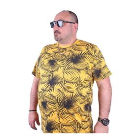 Starbattal 23148 Sarı Büyük Beden Erkek T-shirt