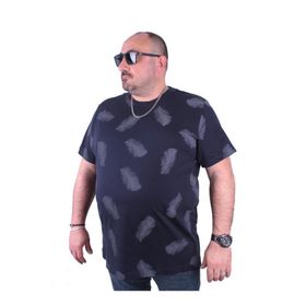 Starbattal 23149 Lacivert Büyük Beden Erkek T-shirt