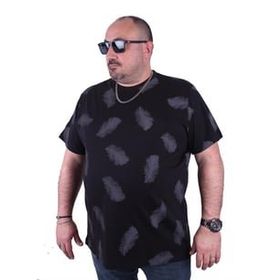 Starbattal 23149 Siyah Büyük Beden Erkek T-shirt