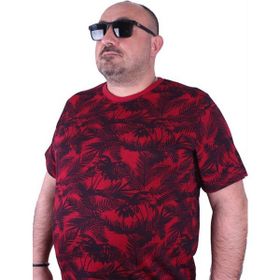 Starbattal 23150 Bordo Büyük Beden Erkek T-shirt