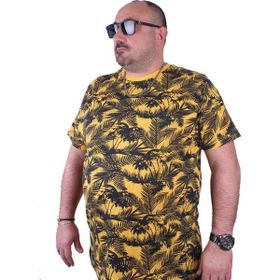 Starbattal 23150 Sarı Büyük Beden Erkek T-shirt