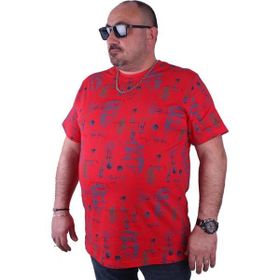 Starbattal 23151 Kırmızı Büyük Beden Erkek T-shirt