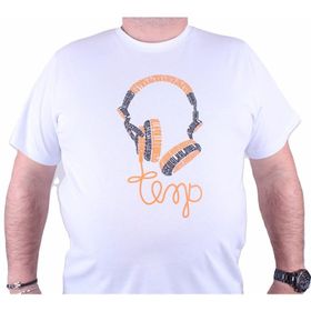 Starbattal 23172 Beyaz Büyük Beden Erkek T-shirt