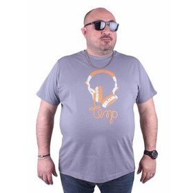 Starbattal 23172 Gri Büyük Beden Erkek T-shirt