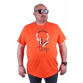 Starbattal 23172 Turuncu Büyük Beden Erkek T-shirt