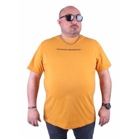 Starbattal 23173 Hardal Büyük Beden Erkek T-shirt