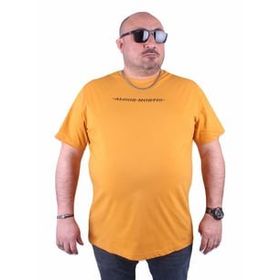 Starbattal 23173 Hardal Büyük Beden Erkek T-shirt