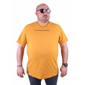Starbattal 23173 Hardal Büyük Beden Erkek T-shirt