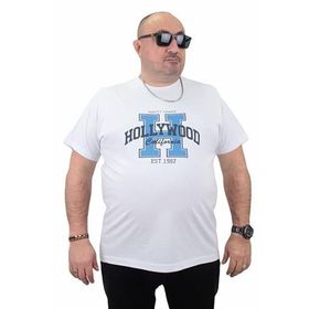 Starbattal 23179 Hollywood Beyaz Erkek T-shirt