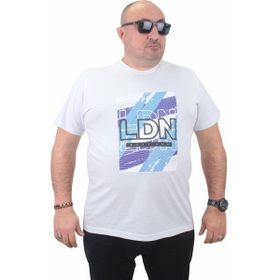 Starbattal 23183 LDN Beyaz Sıfır Yaka Erkek T-shirt
