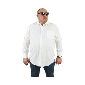 Starbattal 23354 Beyaz Büyük Beden Erkek Gömlek