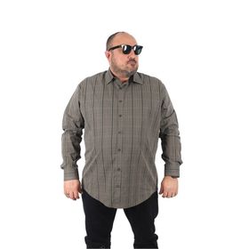 Starbattal 23358 Haki Büyük Beden Erkek Gömlek