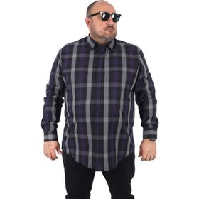Starbattal 23359 Siyah Büyük Beden Erkek Gömlek