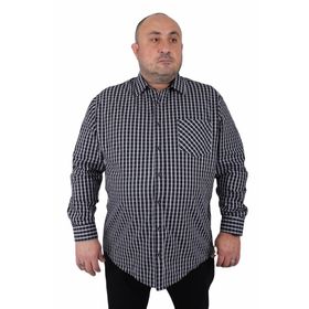 Starbattal 23362 Siyah Büyük Beden Erkek Gömlek