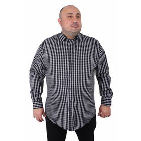 Starbattal 23363 Siyah Büyük Beden Erkek Gömlek