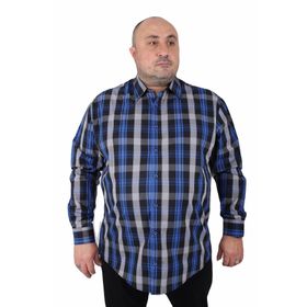 Starbattal 23369 Saks Büyük Beden Erkek Gömlek