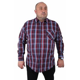 Starbattal 23372 Lacivert Büyük Beden Erkek Gömlek
