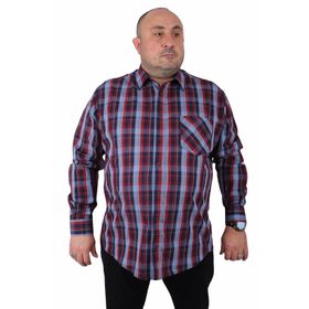 Starbattal 23372 Lacivert Büyük Beden Erkek Gömlek