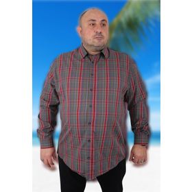 Starbattal 23373 Haki Büyük Beden Erkek Gömlek