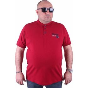 Starbattal 23402 Bordo Büyük Beden Erkek T-shirt