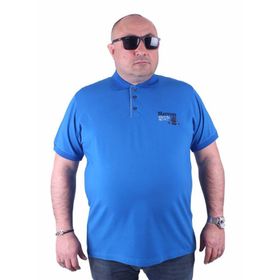 Starbattal 23402 Saks Büyük Beden Erkek T-shirt