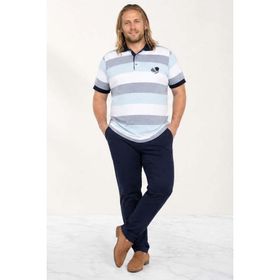 Starbattal 23409 Lacivert Polo Yaka Erkek T-shirt