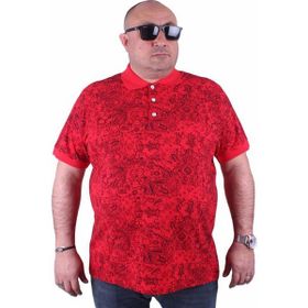Starbattal 23410 Kırmızı Büyük Beden Erkek T-shirt