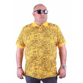 Starbattal 23410 Sarı Büyük Beden Erkek T-shirt