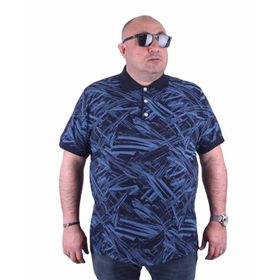 Starbattal 23411 Lacivert Büyük Beden Erkek T-shirt