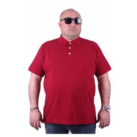 Starbattal 23413 Bordo Büyük Beden Erkek T-shirt