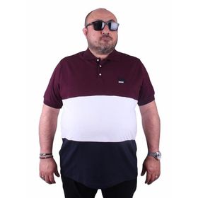 Starbattal 23414 Mürdüm Büyük Beden Erkek T-shirt