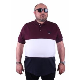 Starbattal 23414 Mürdüm Büyük Beden Erkek T-shirt