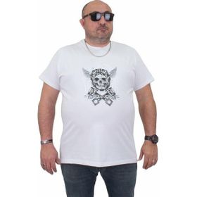 Starbattal 24141 Motor City Beyaz Erkek T-shirt