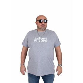 Starbattal 25138 The Future Gri Melanj Erkek T-shirt