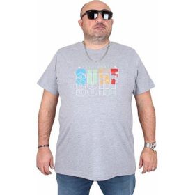 Starbattal 25144 Surf Gri Melanj Erkek T-shirt