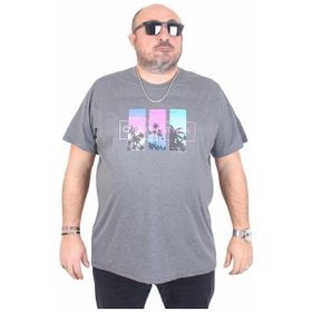 Starbattal 25145 California Antrasit Melanj Erkek T-shirt