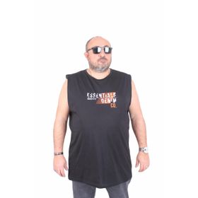 Starbattal 25154 Denim Siyah Kolsuz Erkek T-shirt
