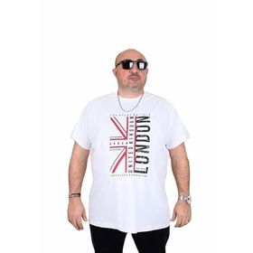 Starbattal 25166 London Beyaz Erkek T-shirt
