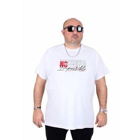 Starbattal 25169 Impossible Beyaz Erkek T-shirt