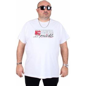 Starbattal 25169 Impossible Beyaz Erkek T-shirt