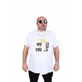 Starbattal 25170 The World Beyaz Erkek T-shirt