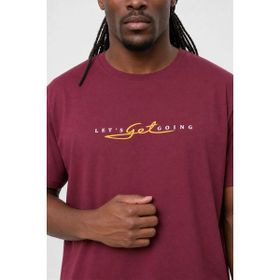 Starbattal 25175 Lets Get Going Mürdüm Erkek T-shirt