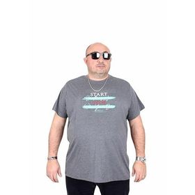 Starbattal 25178 Stop Antrasit Melanj Erkek T-shirt