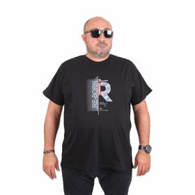 Starbattal 25185 Re-Born Siyah Erkek T-shirt