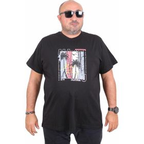 Starbattal 25191 Beach Party Siyah Erkek T-shirt