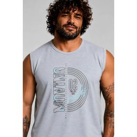 Starbattal 26122 Moving Gri Melanj Kolsuz Erkek T-shirt